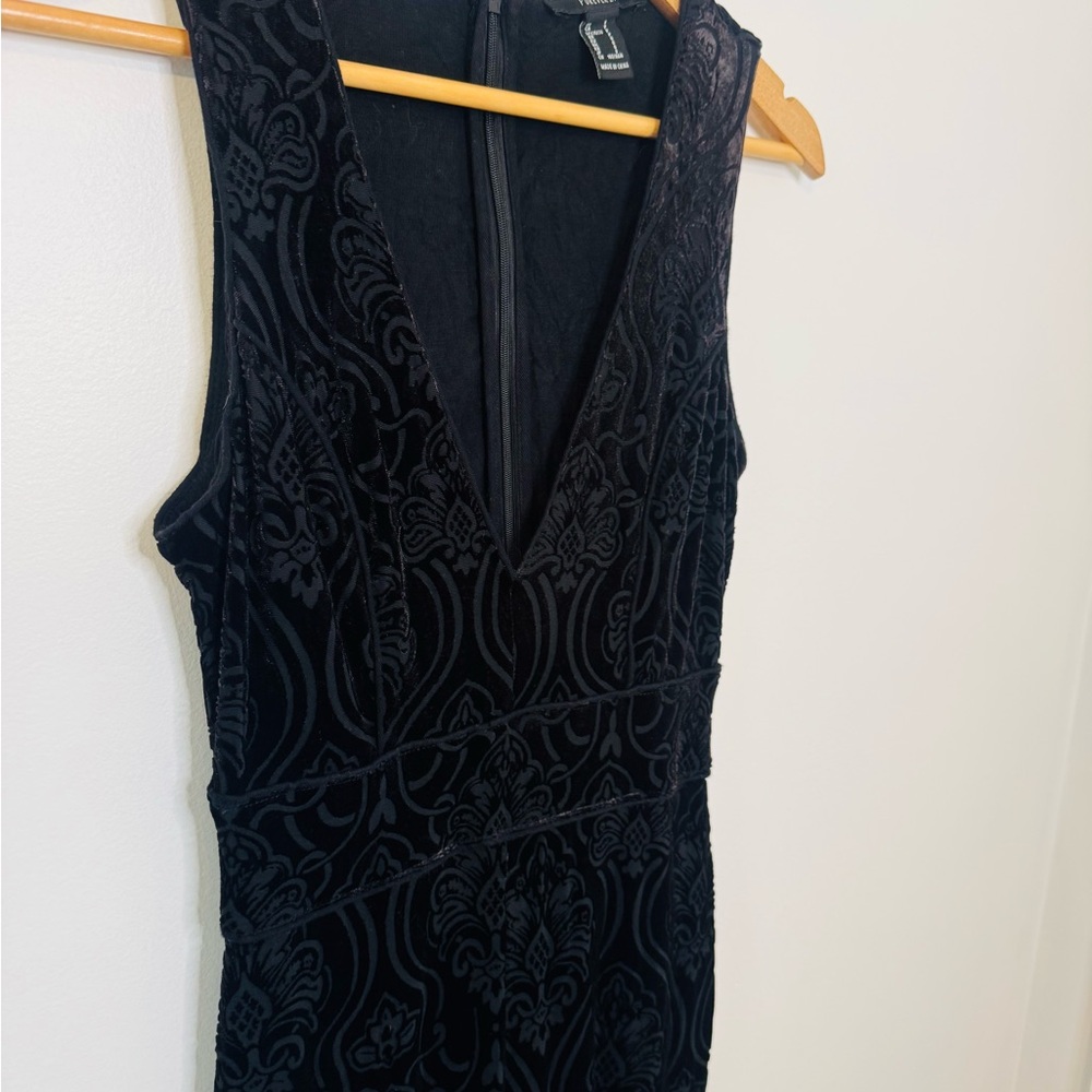 Forever 21 Women’s Velvet Sleeveless Jumpsuit